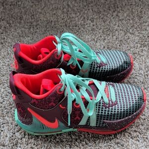 Nike Kids' Multicolor Sneakers with Red and Teal